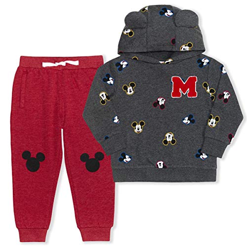 Disney Mickey Mouse Boys Hoodie and Pants Set for Toddlers and Big Kids