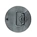 Valley Railway Deadpool Die Cast Pewter Finish Enameled Belt Buckle Red