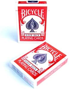 2 Barajas BICYCLE Rider-Back Rojas (US Playing Card Company): Amazon.es: Juguetes y juegos