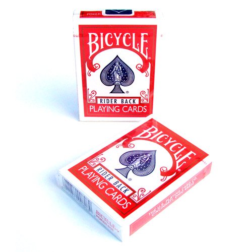 2 BICYCLE Rider-Back Deck RED (US Playing Card Company) by USPCC