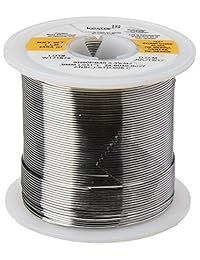 Kester Solder 32117 24 6040 0027 60 40, paquete de 2 soportes de 0.031 pulgadas de diámetro, 44 pulgadas, 1.5 pulgadas, 1, 1