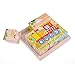 Rolimate Educational Preschool Wooden Cube Block Travel Jigsaw Puzzle - Train Car Ship airplane Excavator Ambulance, Birthday gift toy for age 3 4 5 Years Old and Up Toddler Kid Baby Children Boy Girl