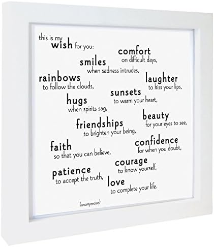 Quotable Framed Print - This is my wish for you.