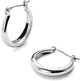 Ana Luisa Hoop Earrings for Women - 14K Gold Plated & Silver Rhodium Plated Assorted Earring Styles - Dainty, Small Gold Hoop Earrings - Hypoallergenic Tarnish-Free Jewelry