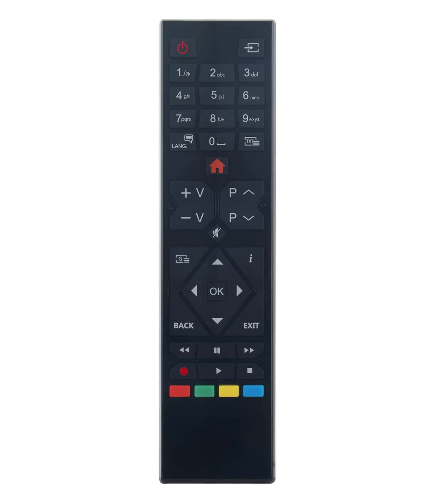 AULCMEET RC39105 Replaced Remote Control fit for Bush Telefunken Finlux Edenwood Grandin Hitachi Prosonic Vestel 4K OLED Smart TV XH32G111D-W XF32G111-S C32H440A T24X740 TE32FHWS27TXH XH24D101D-W