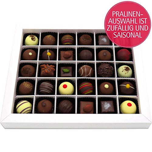 Hallingers 30er Pralinen-Mix handgemacht, mit/ohne Alkohol (360g) - Blue Hearts (Pralinenbox) - Liebe & Hochzeit 2023… – Bild 4