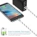 MAXGADGET Lightning Cable, iPhone Cable 3Pack(3FT+6FT+10FT) Nylon Braided Lightning to USB Charging Cables iPhone Charger for iPhone 7/ SE / 6s/ 6 Plus/ 6, iPad Air 2, iPad Pro and More-Silver