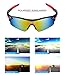 Polarized Sports Sunglasses, MiluoTech Sunglasses for Men Women Cycling Riding Running Baseball