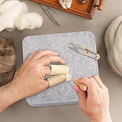 FCENDS Needle Felting Mat, 100% Natural Wool