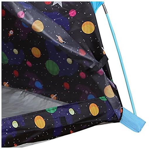 Pacific Play Tents 41200 Kids Galaxy Dome Tent w/Glow in the Dark Stars - 48" x 48" x 42" - Image 4