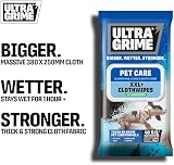 UltraGrime Ultra Large Pet Wipes for Dogs & Cats - Pack of 40 view 2