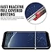 MASCHERI ZY9189 Galaxy S8 Case, Carbon Fiber Design, Shock Absorption Protective Dual Layer Military, Grade Defender Hybrid Case Cover - Black