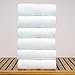 Luxury Hotel & Spa Towel 100% Genuine Turkish Cotton Hand Towels - White - Honeycomb - Set of 6