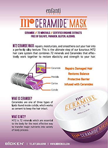 Amazon Com Bioken M72 Ceramide Hair Treatment Mask Beauty