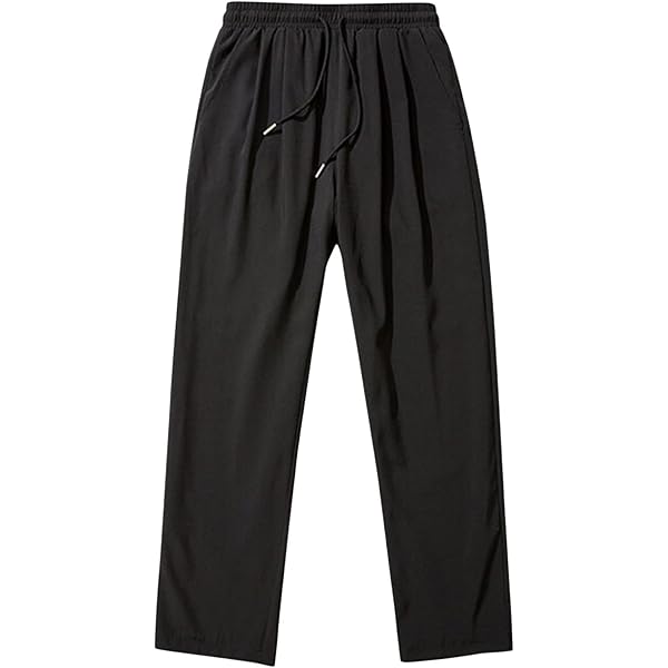 DGKaxiyaHM Men No Iron Premium Baggy Dress Pants Basic Slim Solid Color  Casual Trousers Loose Straight Leg Business Trouser (Black,4X-Large) at  Amazon Men's Clothing store