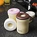 Bonke Snack Container - Leak Proof - BPA Free Plastic - 12 Oz Food jar - Perfect Baby, Girls, Boys, Kids lunch container - Fruits, Food storage containers - 1 Year Guarantee, Brown