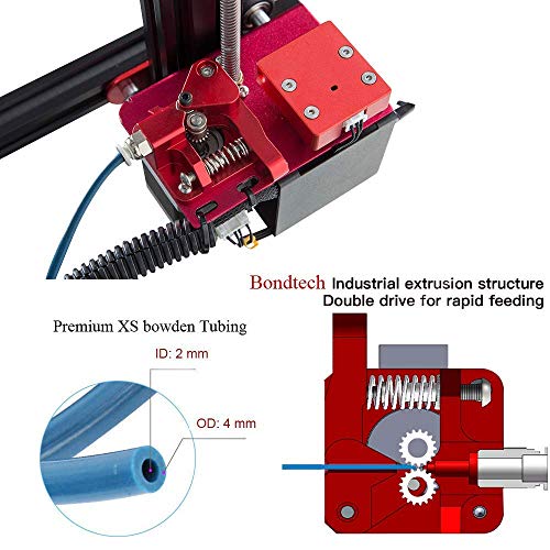 Creality CR-10 MAX 3D Printer with BL Touch Matrix Automatic Leveling, Touch Screen and Bondtech Extruder Gears Large Build Volume 450mmx450mmx470mm
