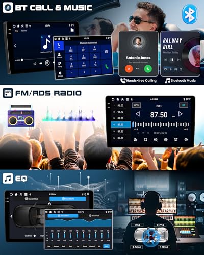 CAMECHO [4+128G] Android 15 Car Radio for Opel Vivaro A 87R/Renault Trafic 2/Nissan Primastar, Carplay Android Auto Wireless, 10" INCELL Screen Bluetooth 2 Din Radio Navi WiFi FM/RDS Mirror Link