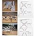 Foxnovo Universal Tall Landing Gear Skid for DJI F450 F550 Sk480 Multirotor Quadcopter