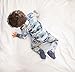 Burt's Bees Baby Baby Boys Sleeper Pajamas, Zip-Front Non-Slip Footie PJs, Organic Cotton