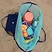 MUYIZI Beach Toys Bag, Extra Large Beach Accessory, Lightweight & Durable Mesh Beach Bag ，Foldable Mesh Beach Bag for Children's Toys