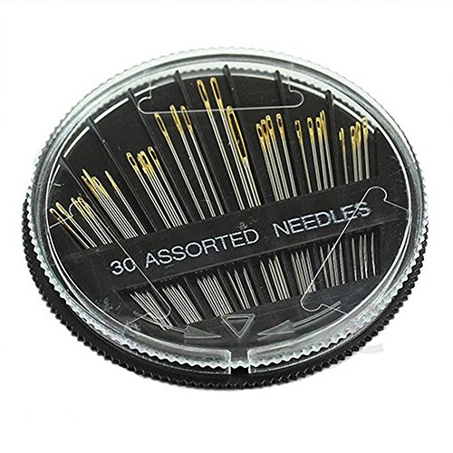 30PCS Assorted Hand Sewing Needles Embroidery Mending Craft Quilt Sew Case