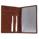 Leather Passport Cover Case Wallet Him Her Men Women Deal fathers day gift