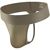 BRODDLE Men's Nylon Thong Underwear Thick Band G-String Low Rise T-Back Bulge Pouch Workout for Men