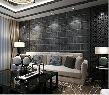 Xinjing Rétro 3d Nontissé Brick Wall Paper Chambre