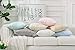 Home Brilliant Ultra Soft Velvet Solid Decorative Throw Pillowcase Cover Euro Sham for Baby Sofa Living Room, 60 x 60cm(24 inches), White