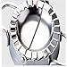 ZY Pastry Tools Stainless Steel Dumpling Maker Wraper Dough Cutter Pie Ravioli Dumpling Mould Kitchen Accessories, 9.5 cm
