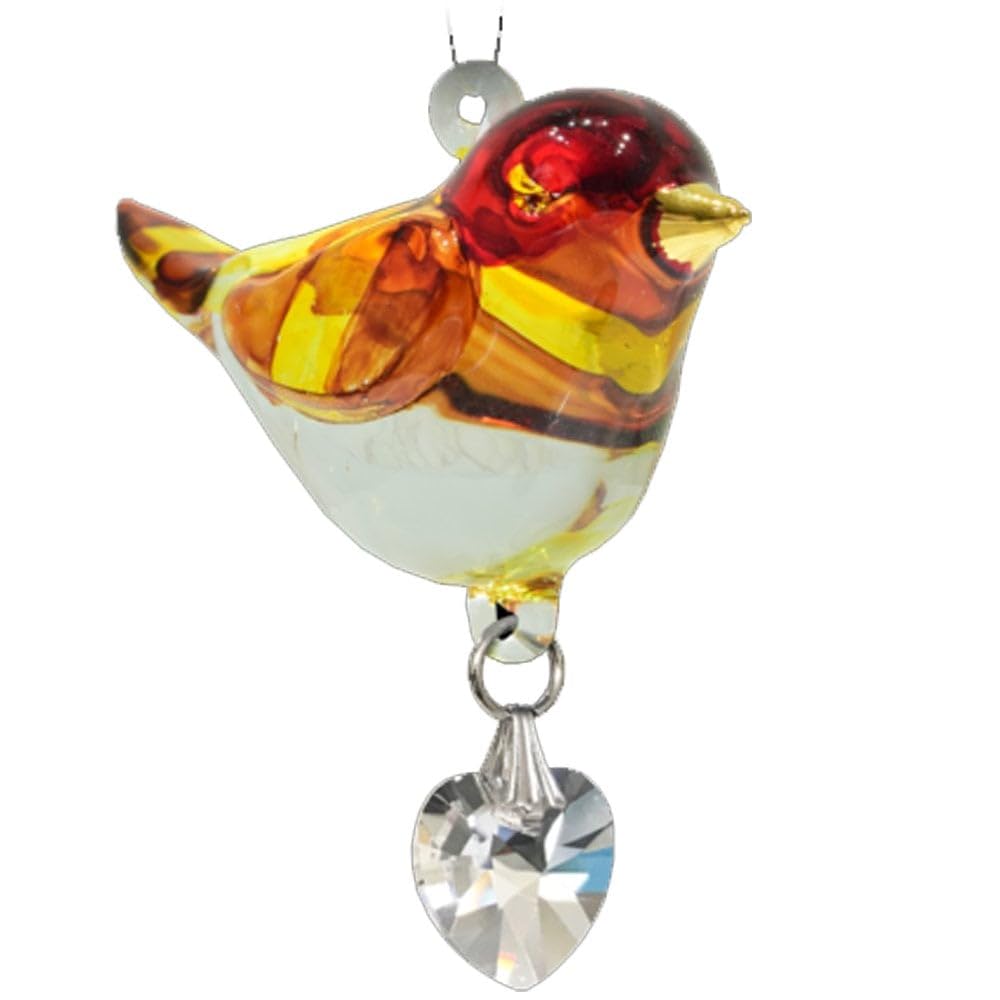 Wild Things Handmade Pretty Little Birds Glass Bird Suncatcher Crystal