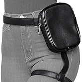AYNEFY Thigh Harness Leg Purse, Leg Harness Bag Easy Installation Waterproof Portable Durable PU Leather for Outdoor