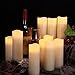 Comenzar Flameless Candles, Battery Candles Battery Operated Candles Real Wax Pillar Candles Set of 12（D2.1 x H6） led Candles with Remote Timer