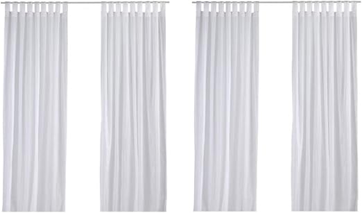 Amazon Com Ikea Matilda Sheer Curtains 2 Home Kitchen