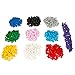 SCS Direct 1000 Building Bricks Compatible with All Major Brands- Bulk Blocks in 10 Different Color and 13 Shapes