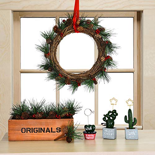 image for Rocinha Artificial Pine Picks Christmas Picks with Fake Berries Pineco