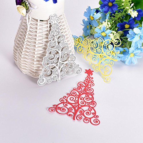 TOPUNDER Merry Christmas Metal Cutting Dies Stencils Scrapbooking Embossing DIY Crafts C - Thumbnail 3
