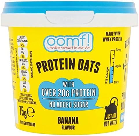 OOMF! Bench Pressed Oats High Protein Banana 75g
