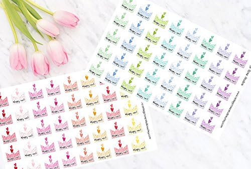 Half Box Planner Stickers in Cool &amp; Warm Color Palette for Erin Condren LifePlanner, Filofax, Kikki K, Travelers Notebook