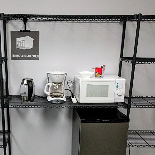 eeZe Rack 16x S-Hook for Connecting Wire Shelving, NSF CERTIFIED (16-Pack)