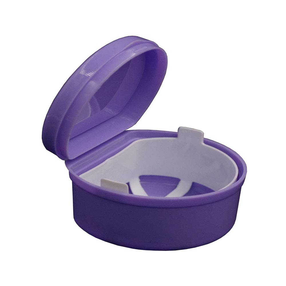 KaLaiXing brand Denture Bath - Storage Container for Soaking Dentures, Retainers & other Dental Appliances--purple: Industrial & Scientific