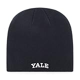 OTS NCAA Yale Bulldogs Men's Beanie Knit Cap, Team Color, One Size