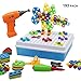YOFIT Electric DIY Drill Toy Set STEM Toy Early Education Drill Game（193 Pack）