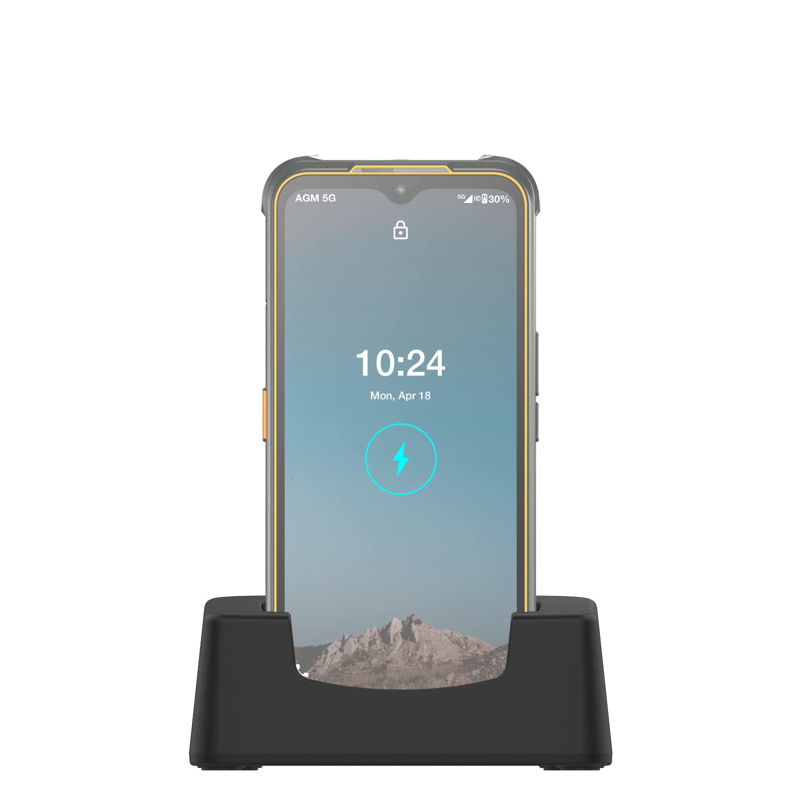 AGM Desk Charging Dock for AGM Glory G1S Rugged Phone, 10W Charger Stand, Type C Cable Not Included