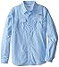 Columbia Sportswear Boy's Bahama Long Sleeve Shirt, Sail, Large