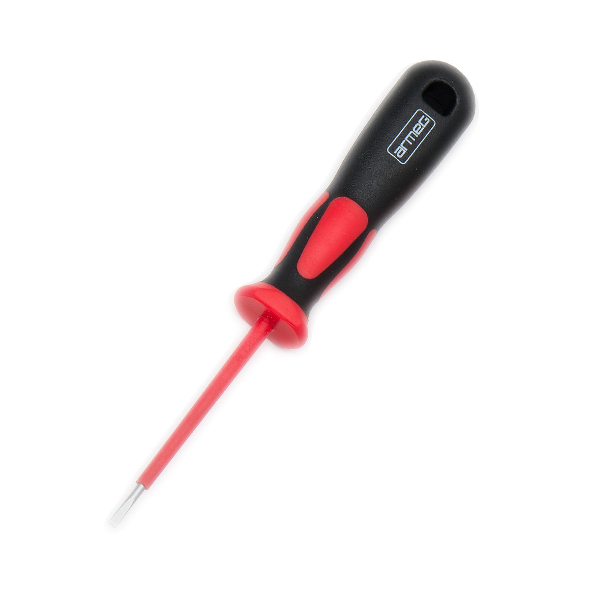 Armeg SDRSL2.5 GripX2 SL2.5 x 75 1000V Insulated VDE Screwdriver - Red/Black