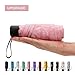 NOOFORMER mini Travel sun&rain Umbrella - Light Compact Parasol with 95% UV Protection for Men Women Multiple Colors