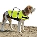 Paws Abroad Dog Life Jacket - Keep Your Canine Safe with a Neoprene Life Vest for Swimming and Boating - Available in Different Sizes, Color and Design to Choose - Neon Yellow - Large