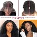 ISEE Hair Lace Front Wigs Human Hair for Black Women 150% Density 10A Mongolian 13x4 Lace Front Kinky Curly Wigs Pre Plucked with Baby Hair Natural Color (16